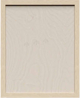 Natural slim cabinet